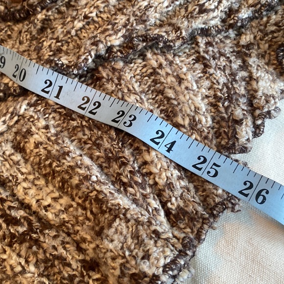 Boston Proper Faux Fur Collar Tie Front Cardigan. - Picture 16 of 16